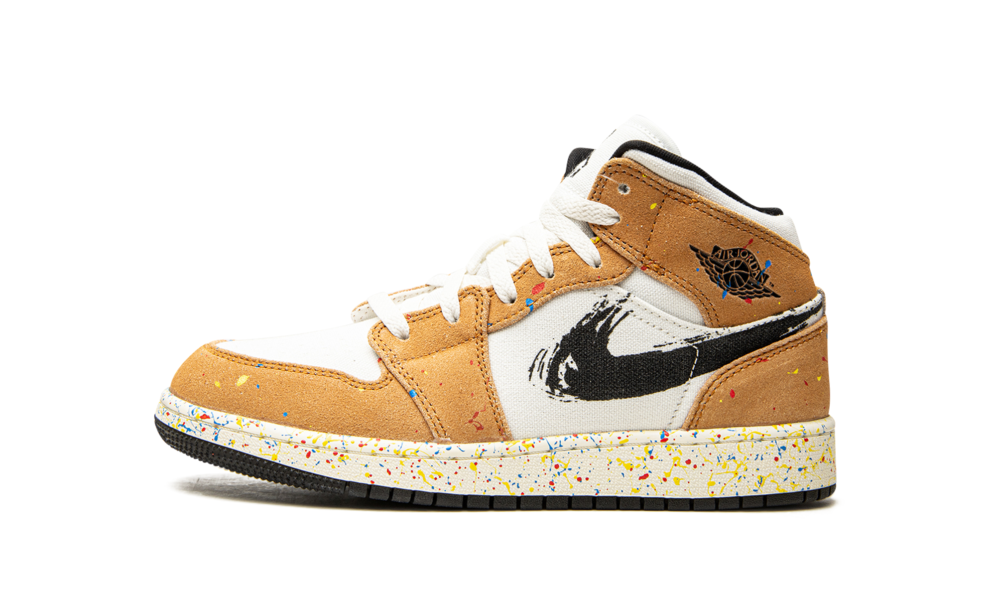 Air Jordan 1 Mid SE GS "Brushstroke" DA8006 100