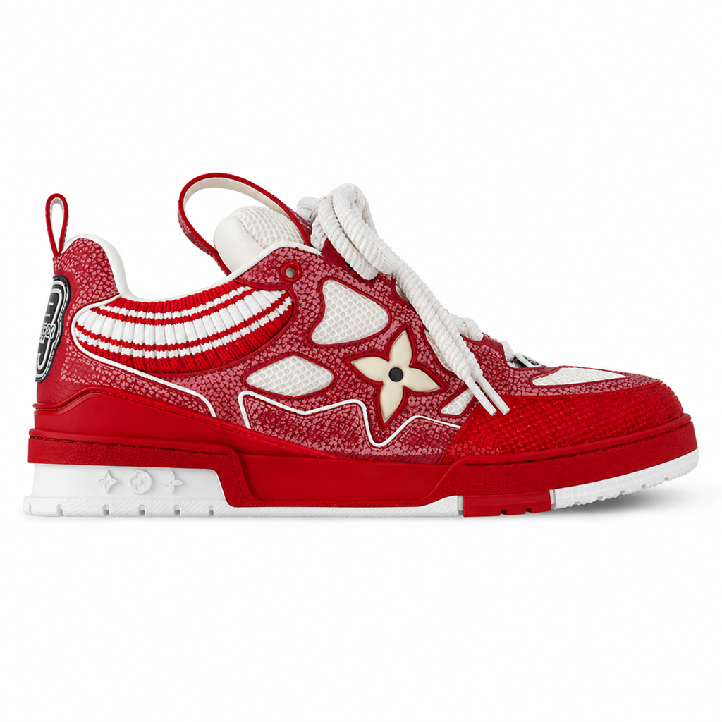 LV Skate Sneaker Red Crystal