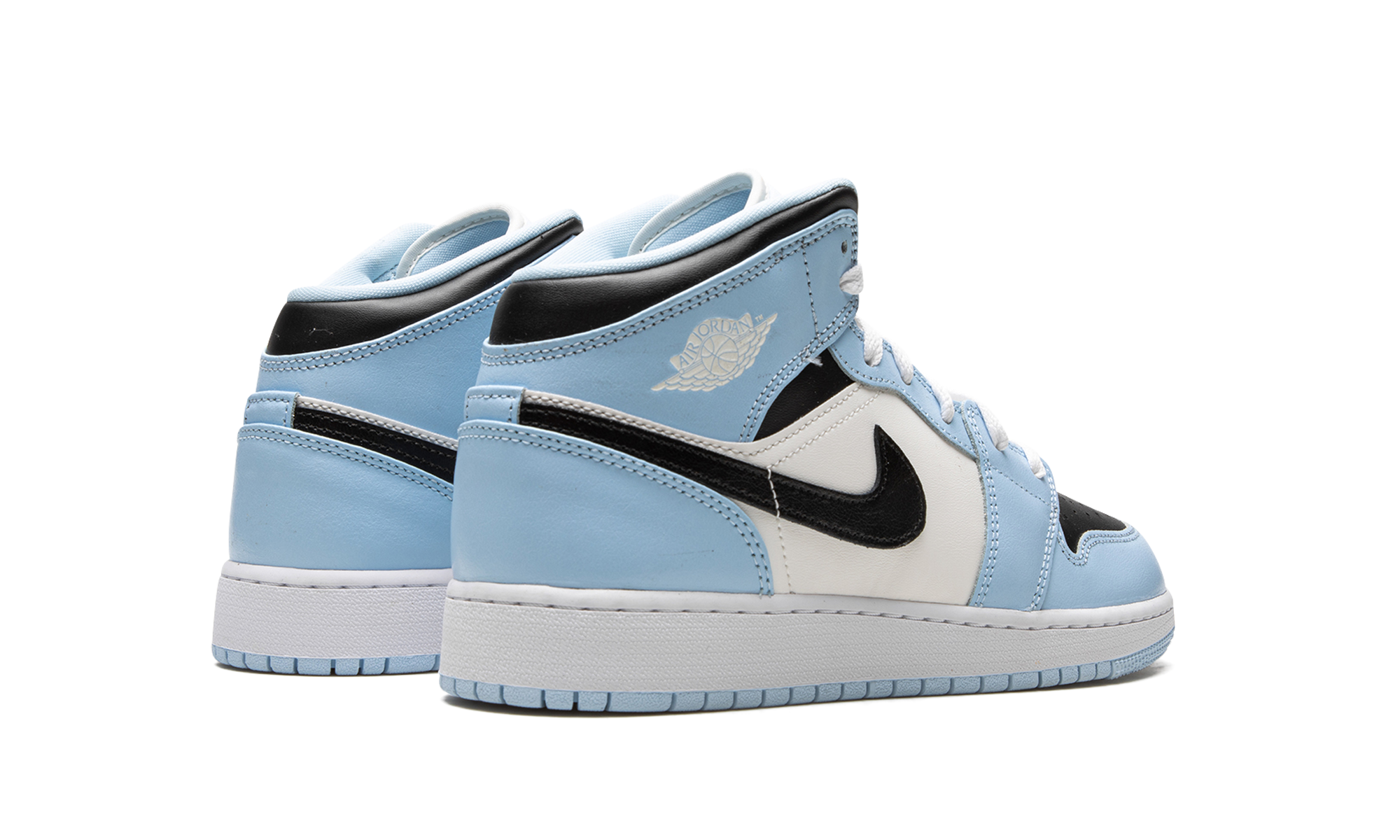 Air Jordan 1 Mid GS "Ice Blue" 555112 401