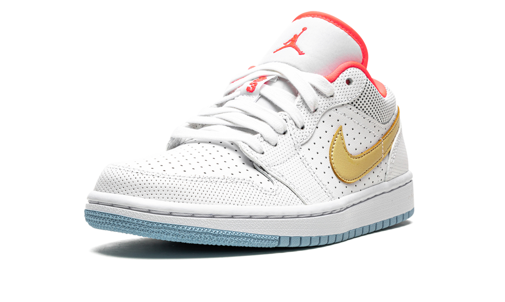 AIR JORDAN 1 LO SE WMNS "White / Sesame / Flash Crimson" DC9509 100