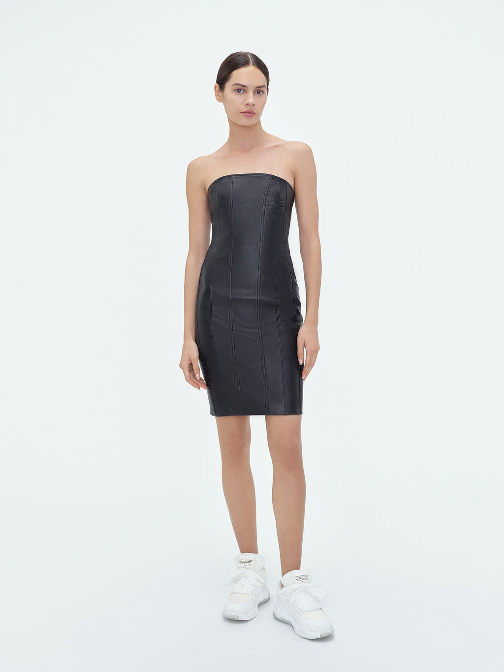 WOMEN - MA BUSTIER MINI DRESS - Black