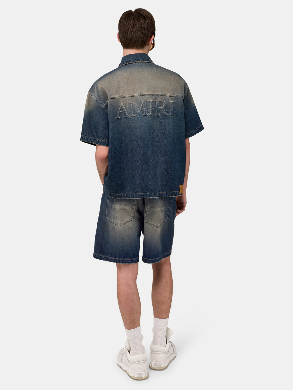 DRAWSTRING DENIM SHORT - Sandstone