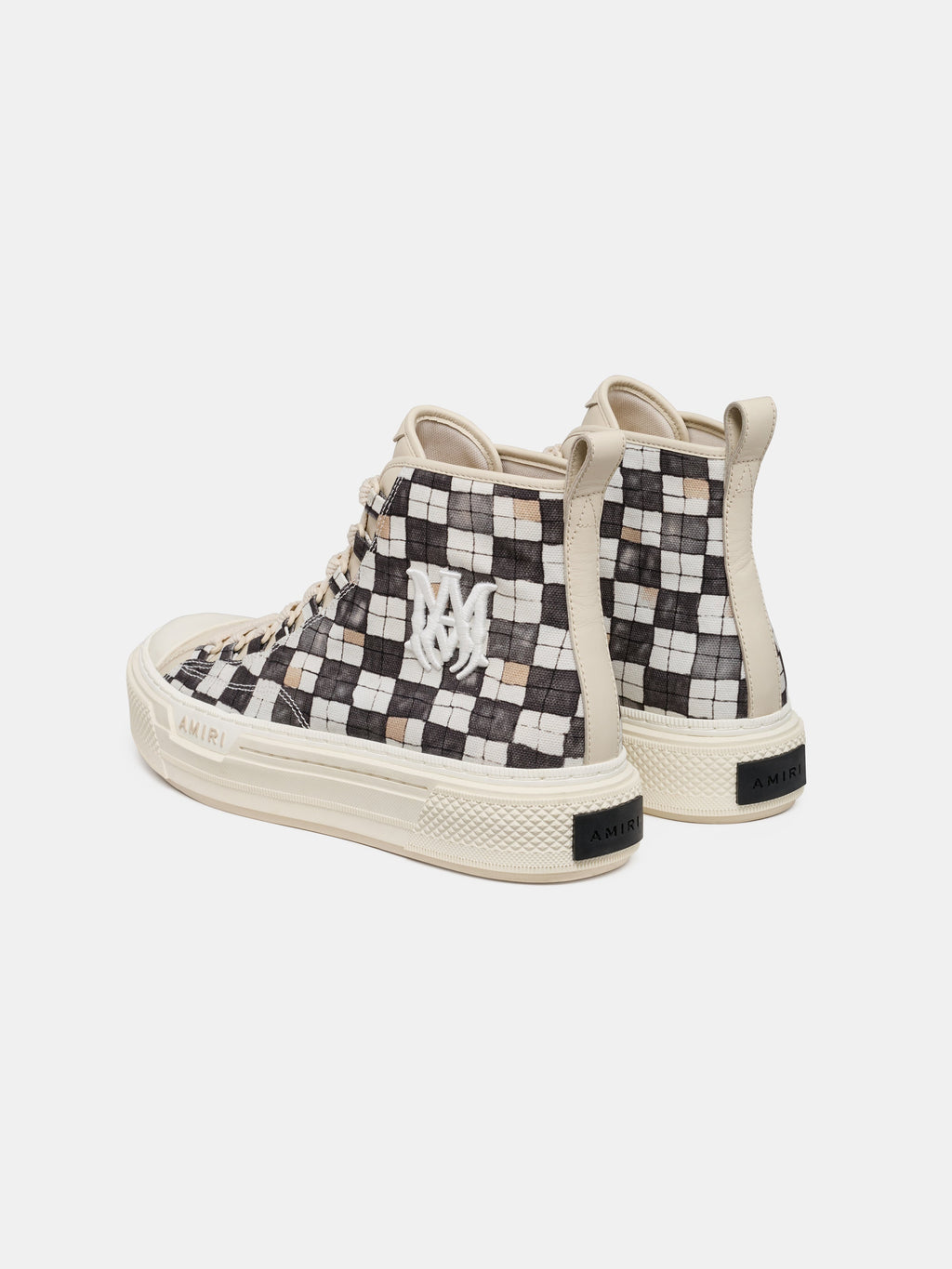 CHECKERED COURT HI - Black