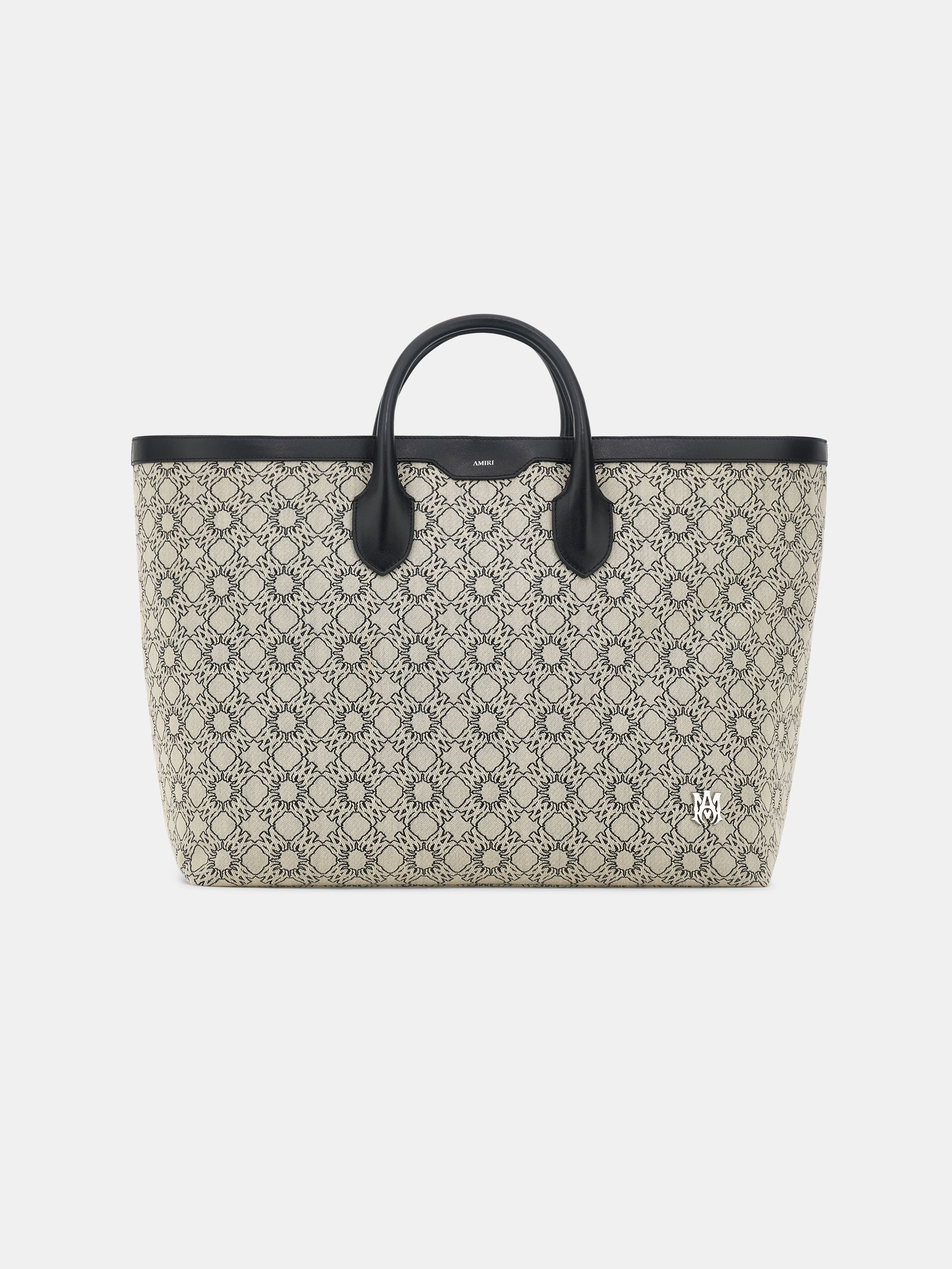 MA QUAD JACQUARD TOTE BAG - Grey