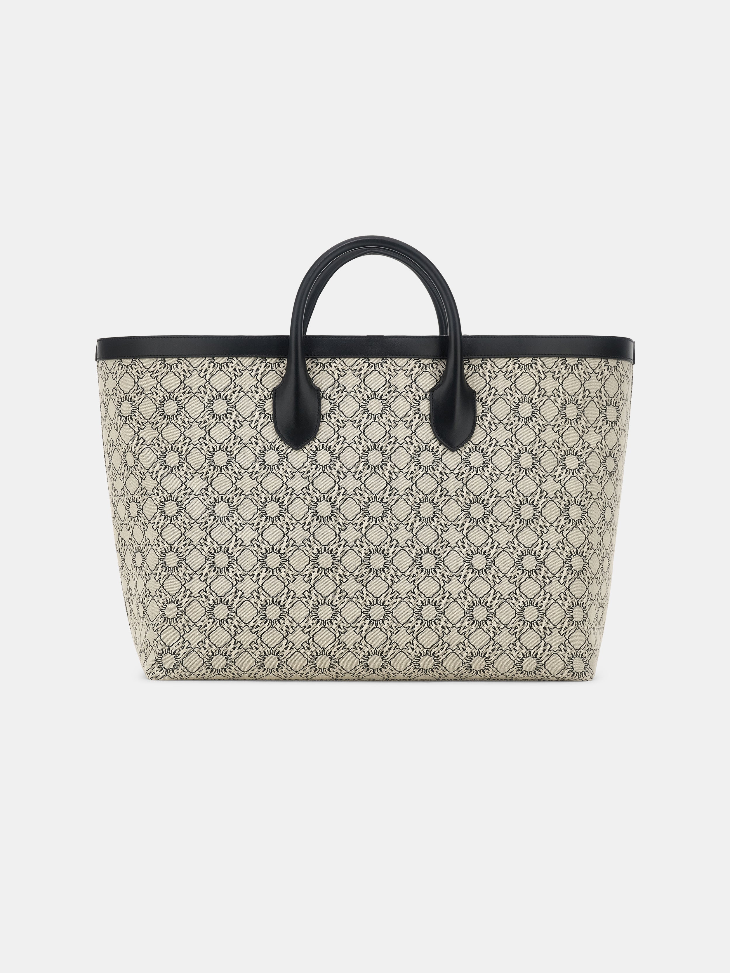 MA QUAD JACQUARD TOTE BAG - Grey