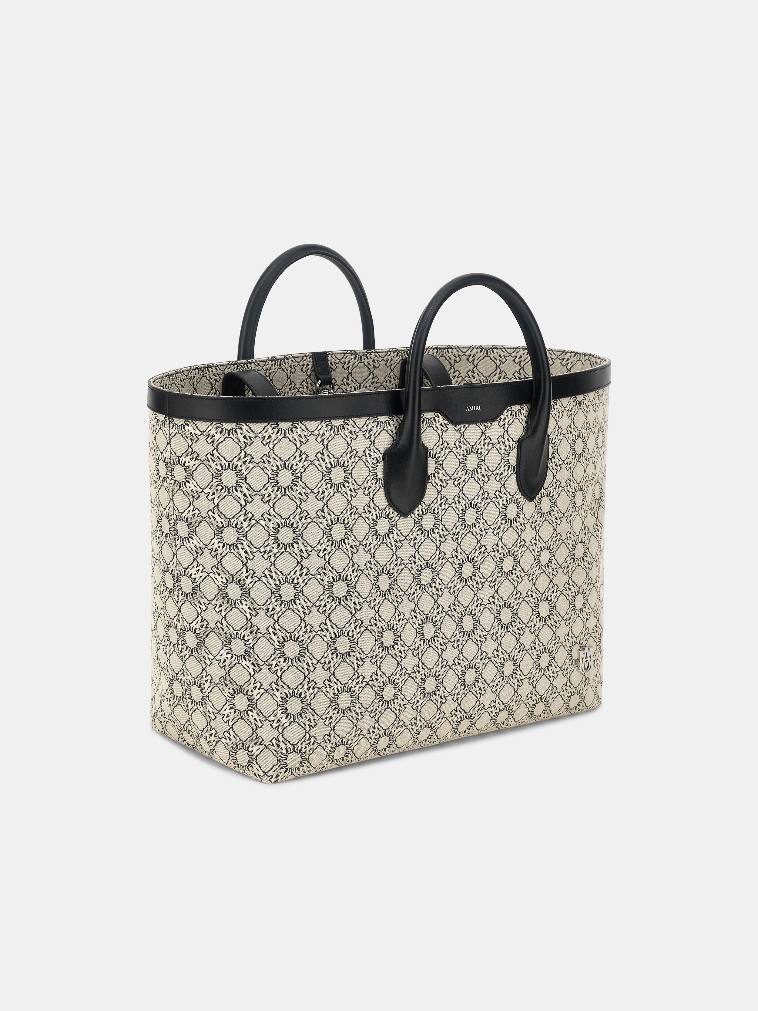 MA QUAD JACQUARD TOTE BAG - Grey