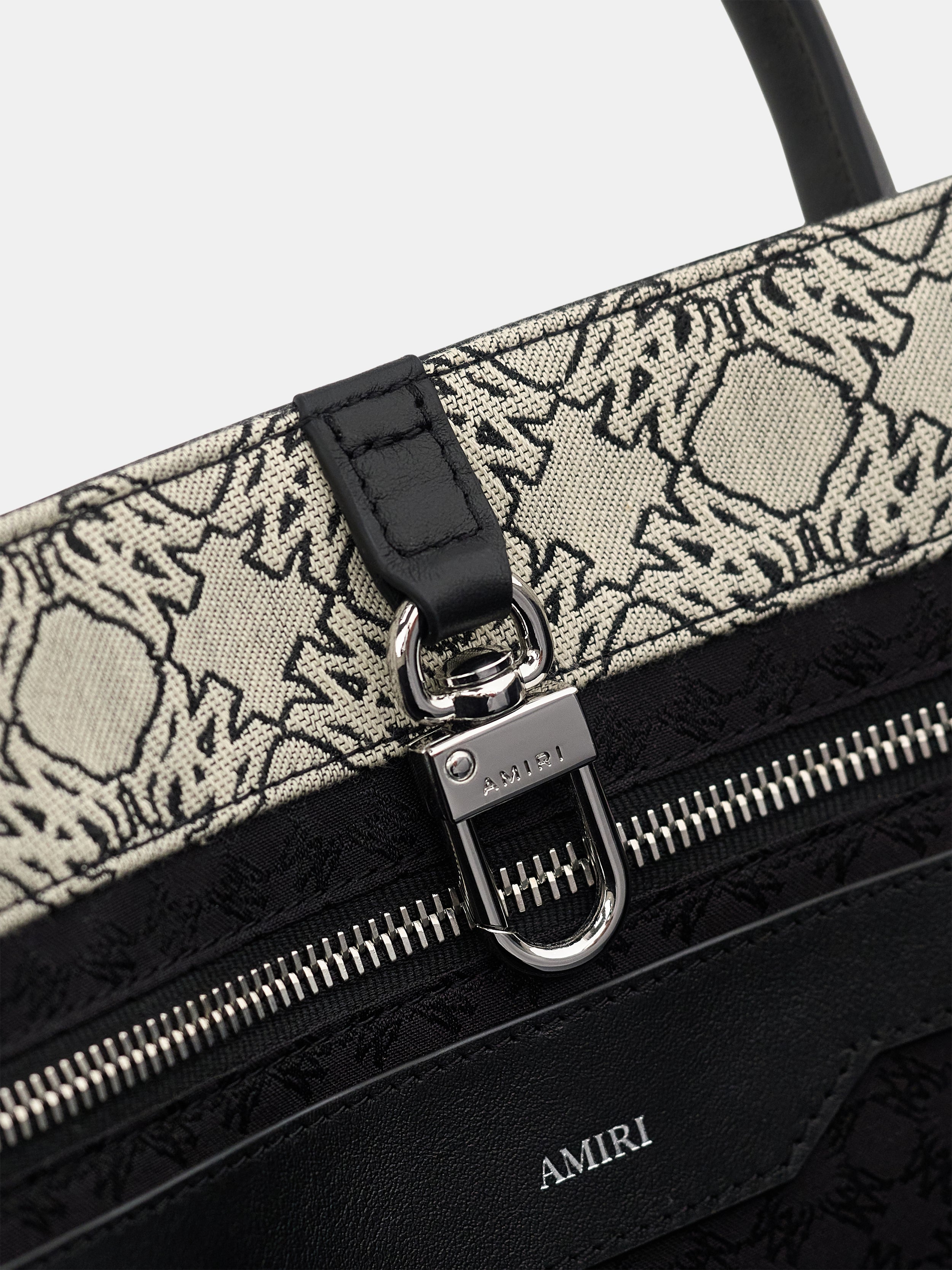 MA QUAD JACQUARD TOTE BAG - Grey