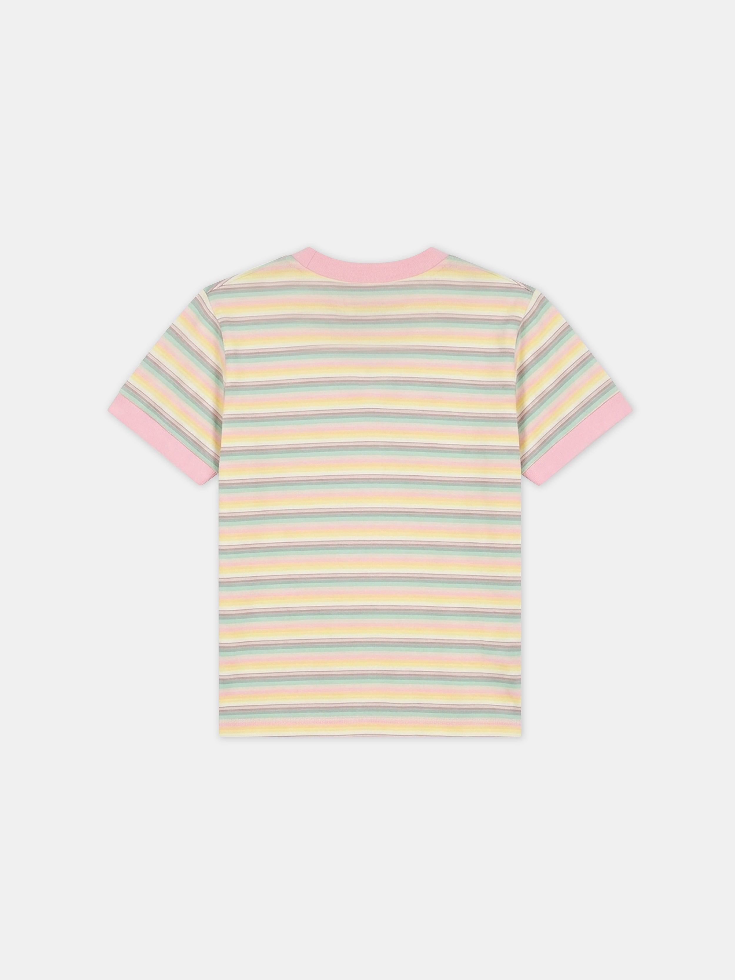 KIDS - KIDS' MA STRIPED RINGER TEE - Multi