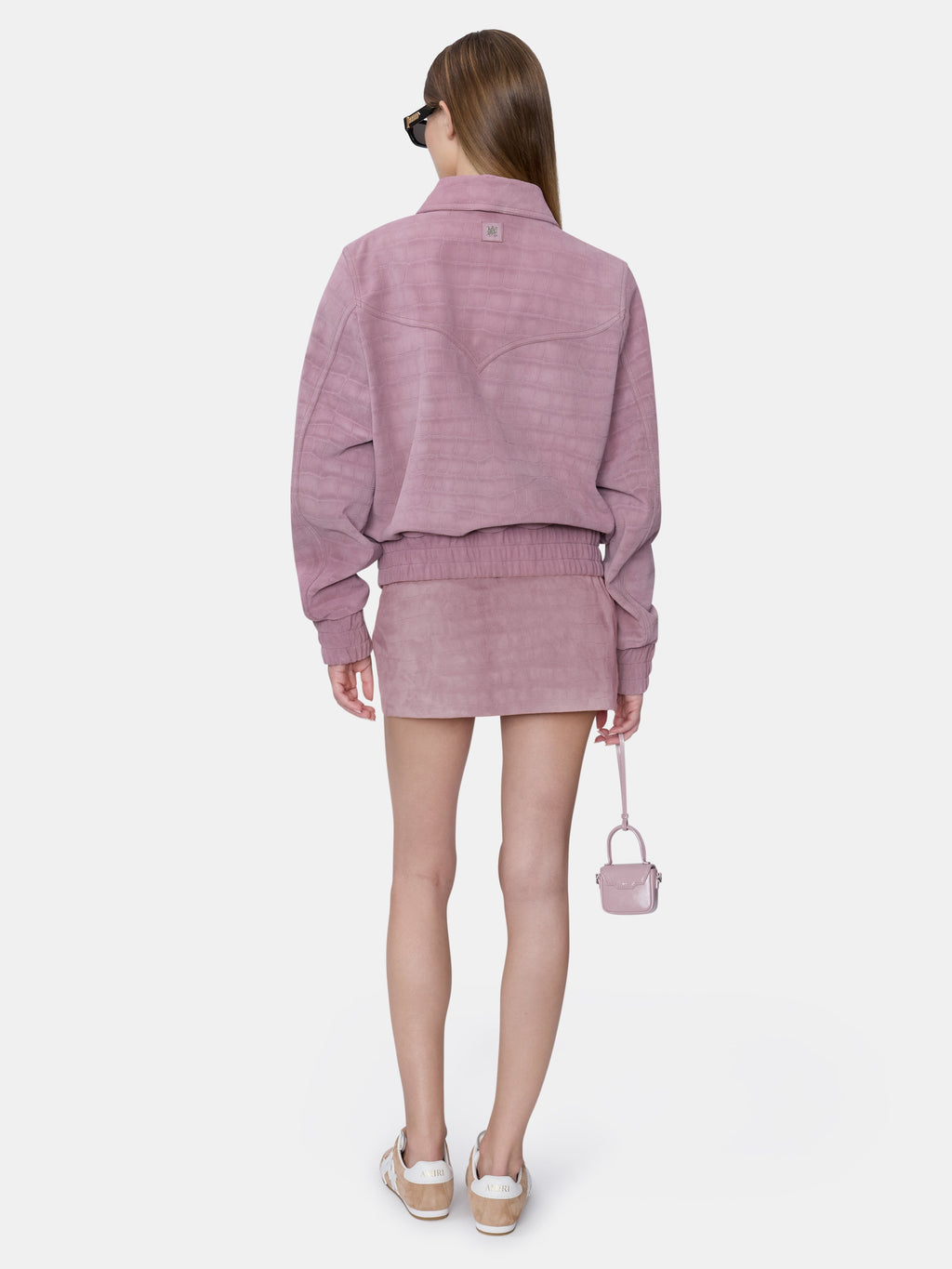 WOMEN - WOMEN'S CROC SUEDE MINI SKIRT - Dusk