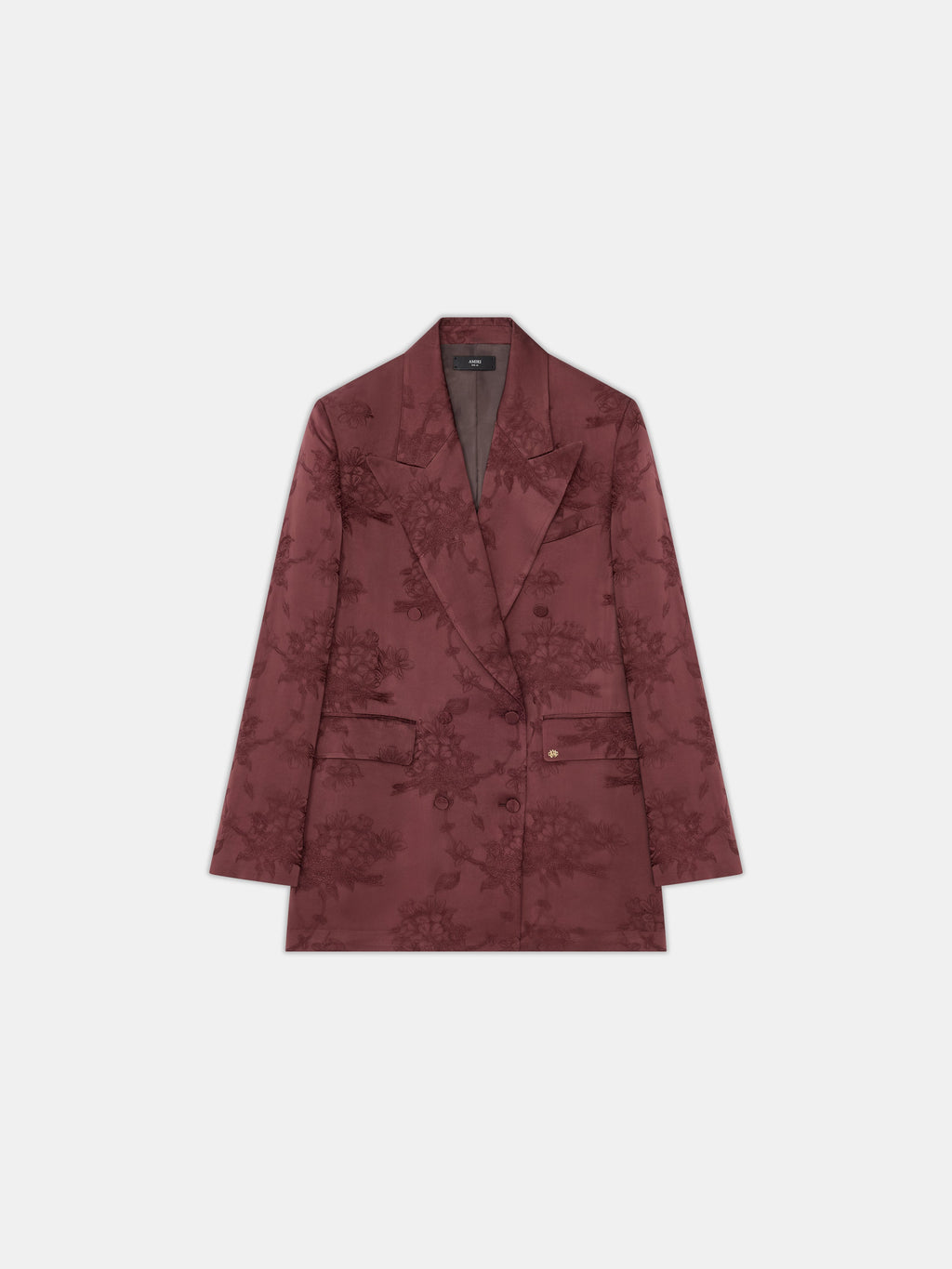 WOMEN - WOMEN'S FLORAL DOUBLE-BREASTED BLAZER - Tobacco