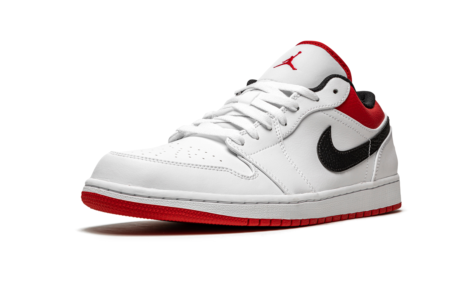 Air Jordan 1 Low "White University Red" 553558 118