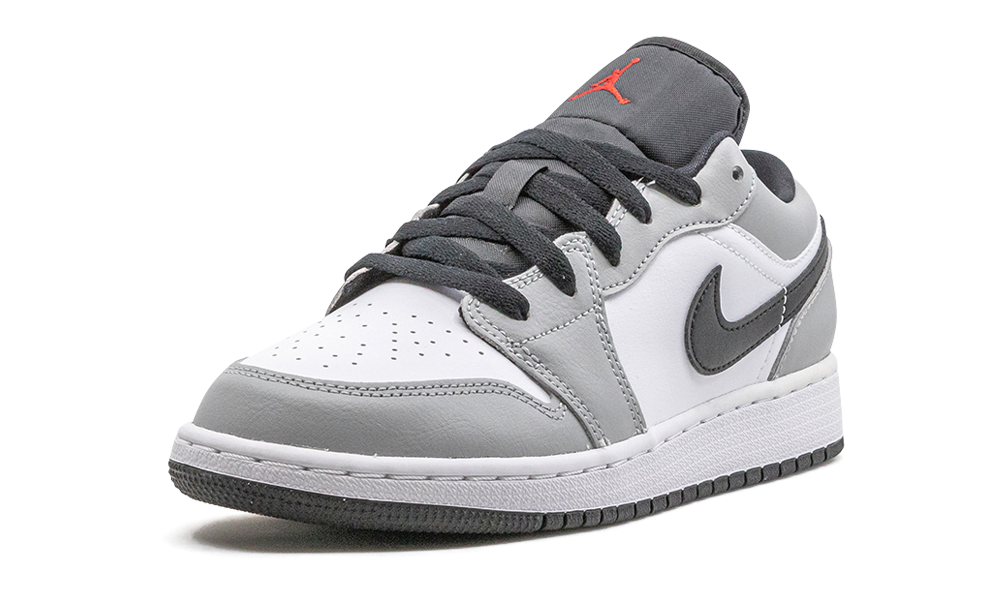 Air Jordan 1 Low GS "Light Smoke Grey" 553560 030