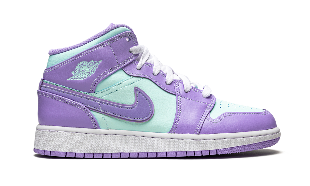Air Jordan 1 Mid GS "Purple Pulse / Arctic Punch" 554725 500