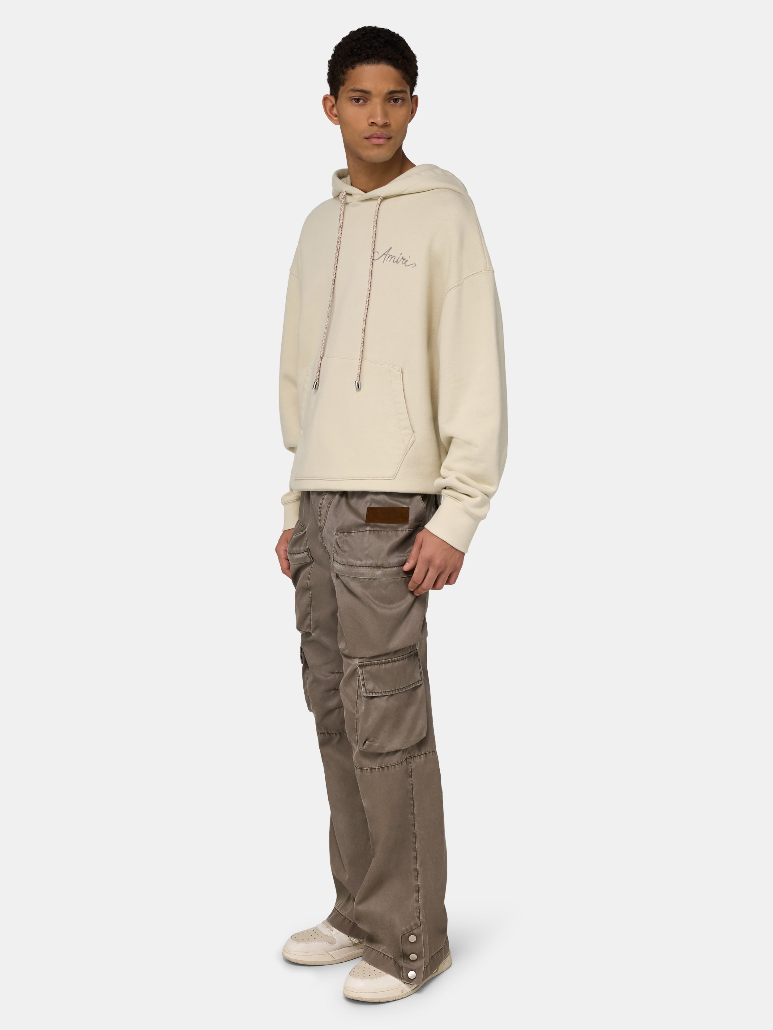 DRAWSTRING CARGO PANT - Espresso