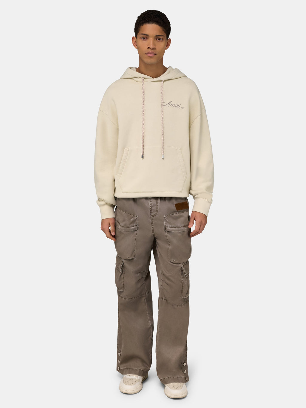 DRAWSTRING CARGO PANT - Espresso