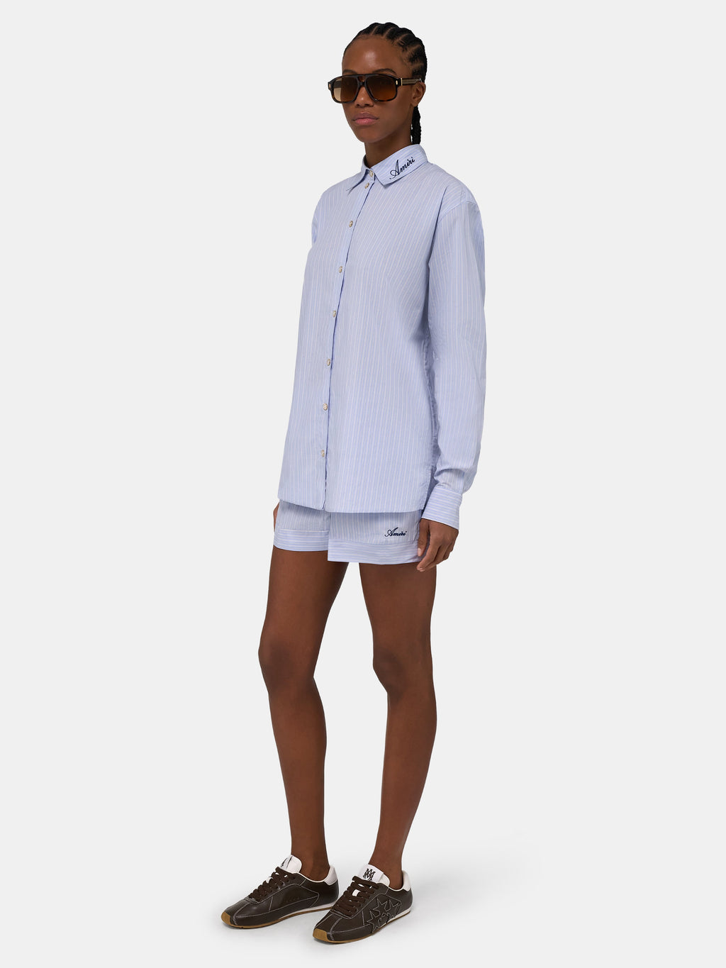 WOMEN - WOMEN'S STRIPED SHORT - Ashley Blue