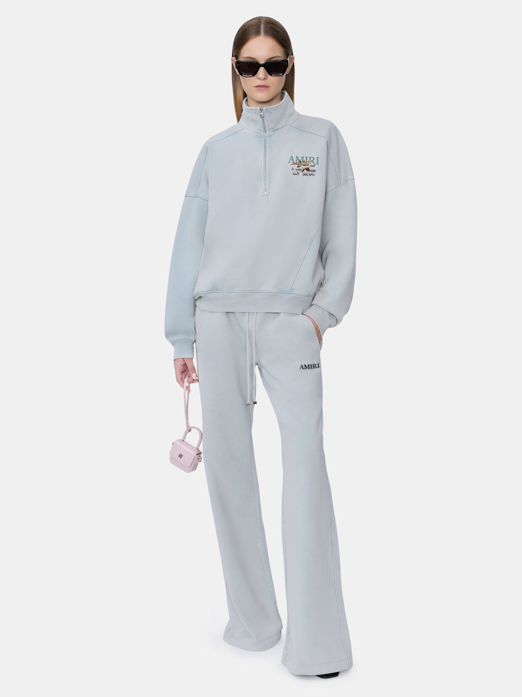 WOMEN - WOMEN'S AMIRI SCRIPT SWEATPANT - Steel