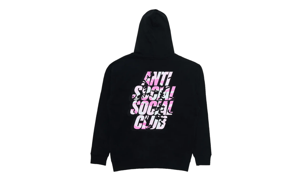 Blocked Pink Camo Hoodie "Black" ASSC23GHSTHD301