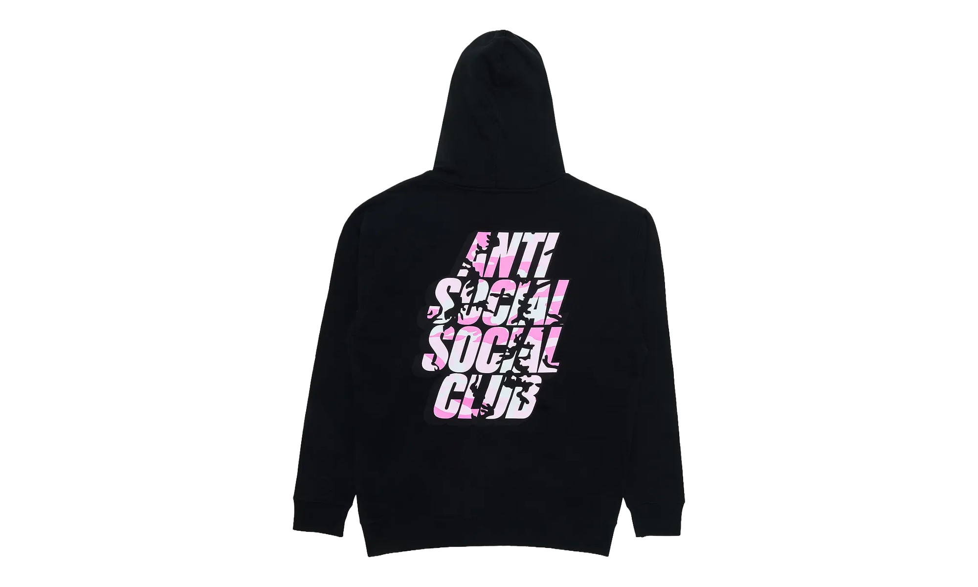 Blocked Pink Camo Hoodie "Black" ASSC23GHSTHD301
