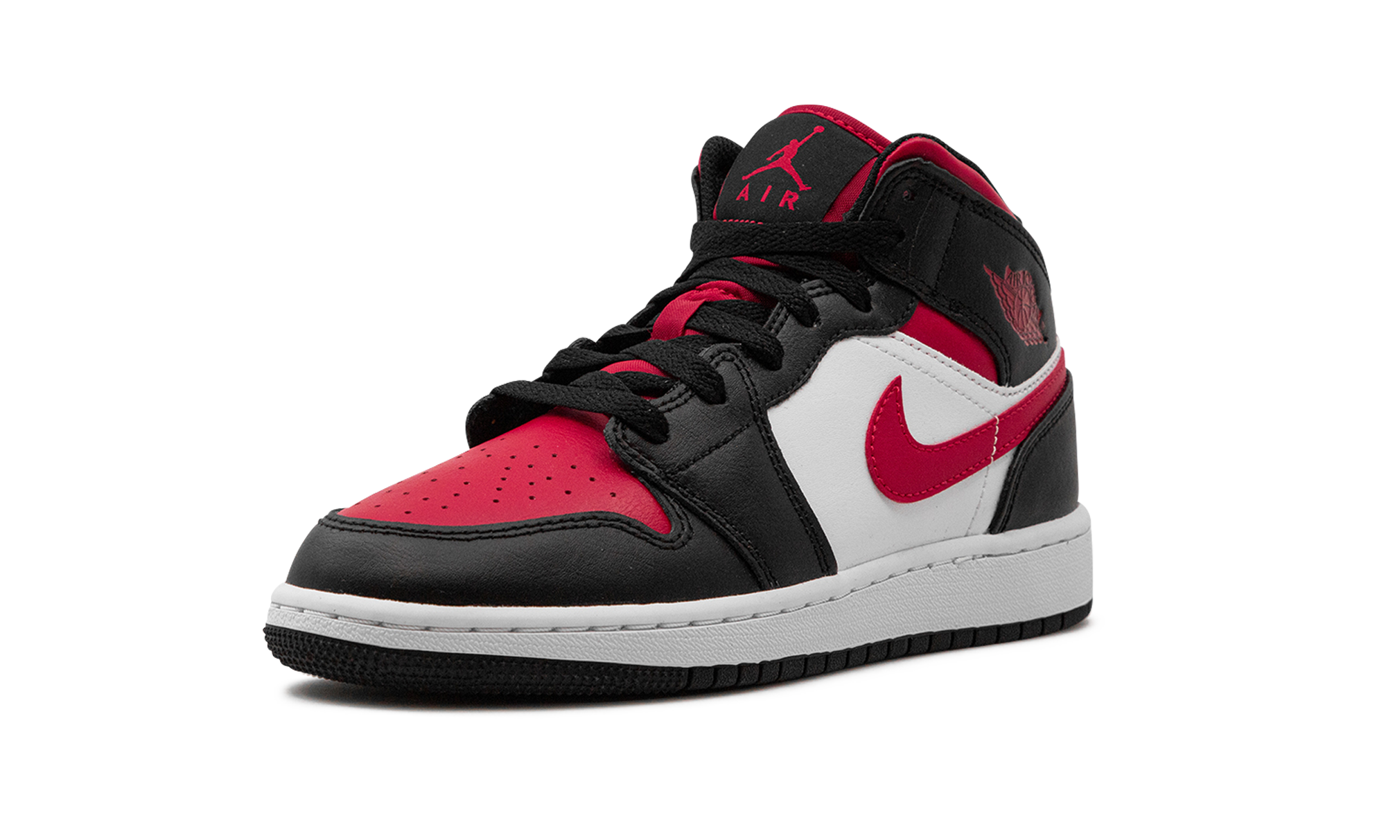 Air Jordan 1 Mid GS "Alternate Bred Toe" 554725 079