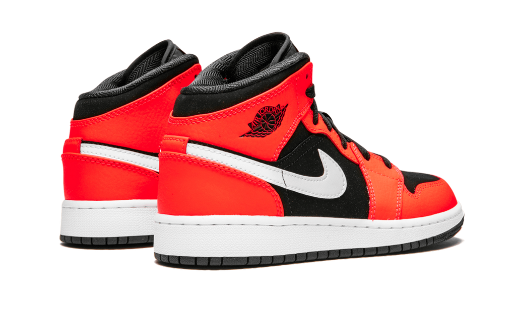 Air Jordan 1 Mid GS "Infrared" 554725 061