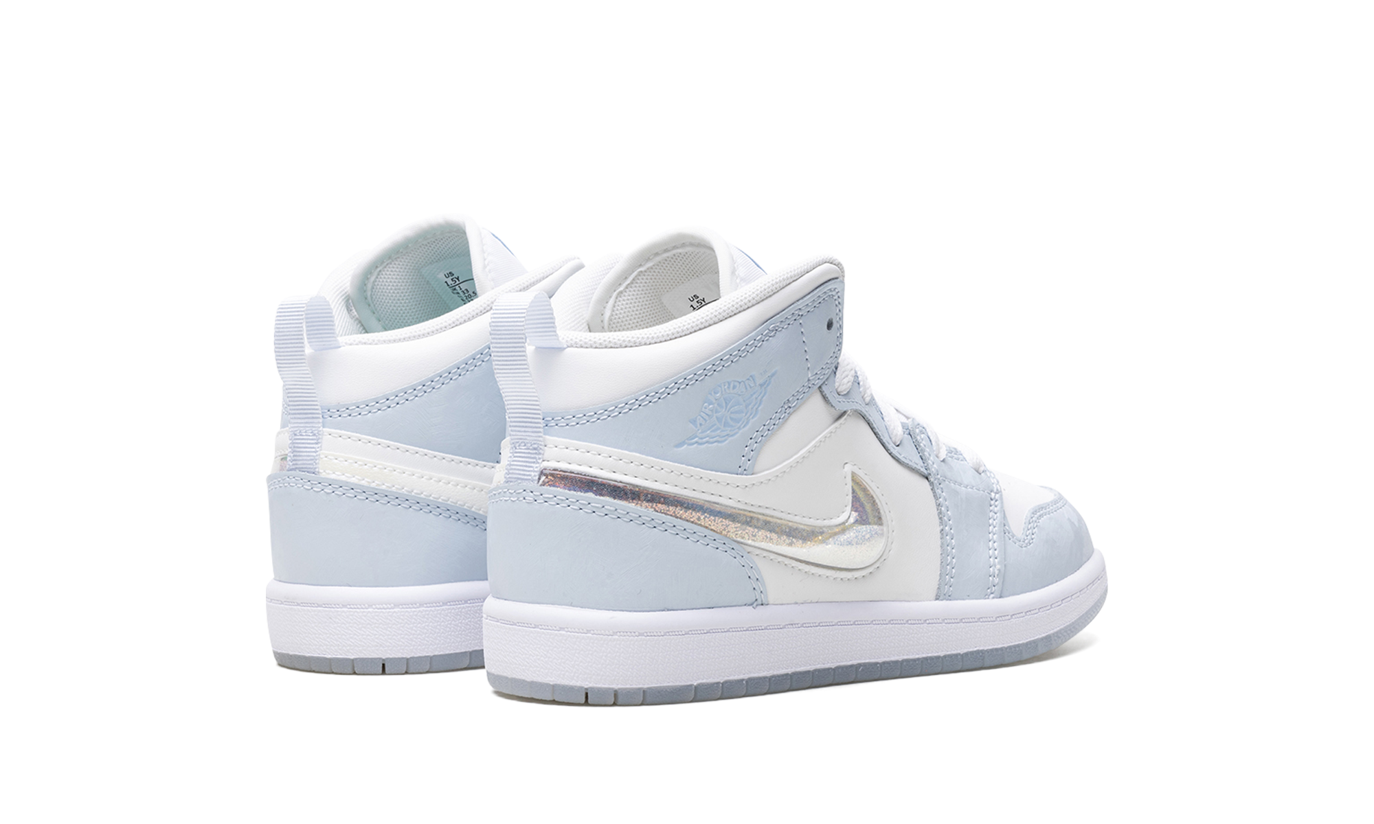 Air Jordan 1 Mid PS "Glitter Swoosh" FQ9118 400