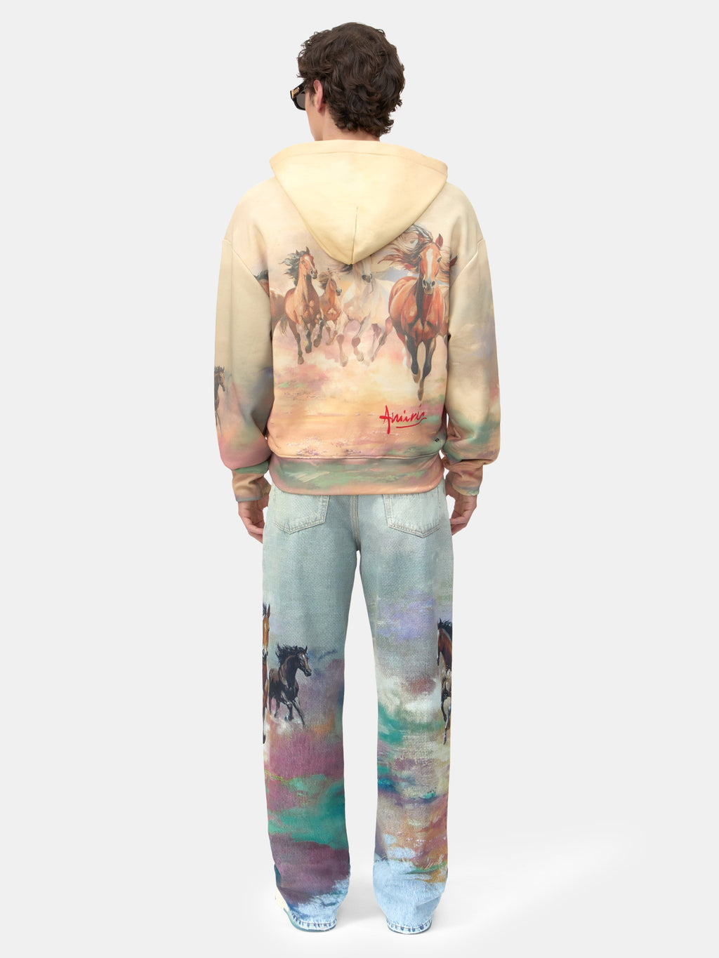 HORSES BAGGY JEAN - Cloud Blue