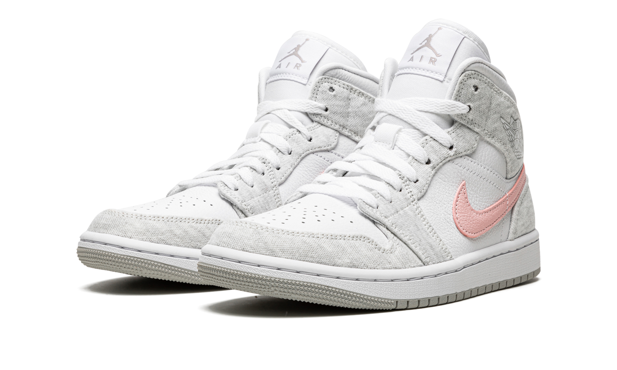 AIR JORDAN 1 MID SE WMNS "Heather Grey / Pink" DN4045 001