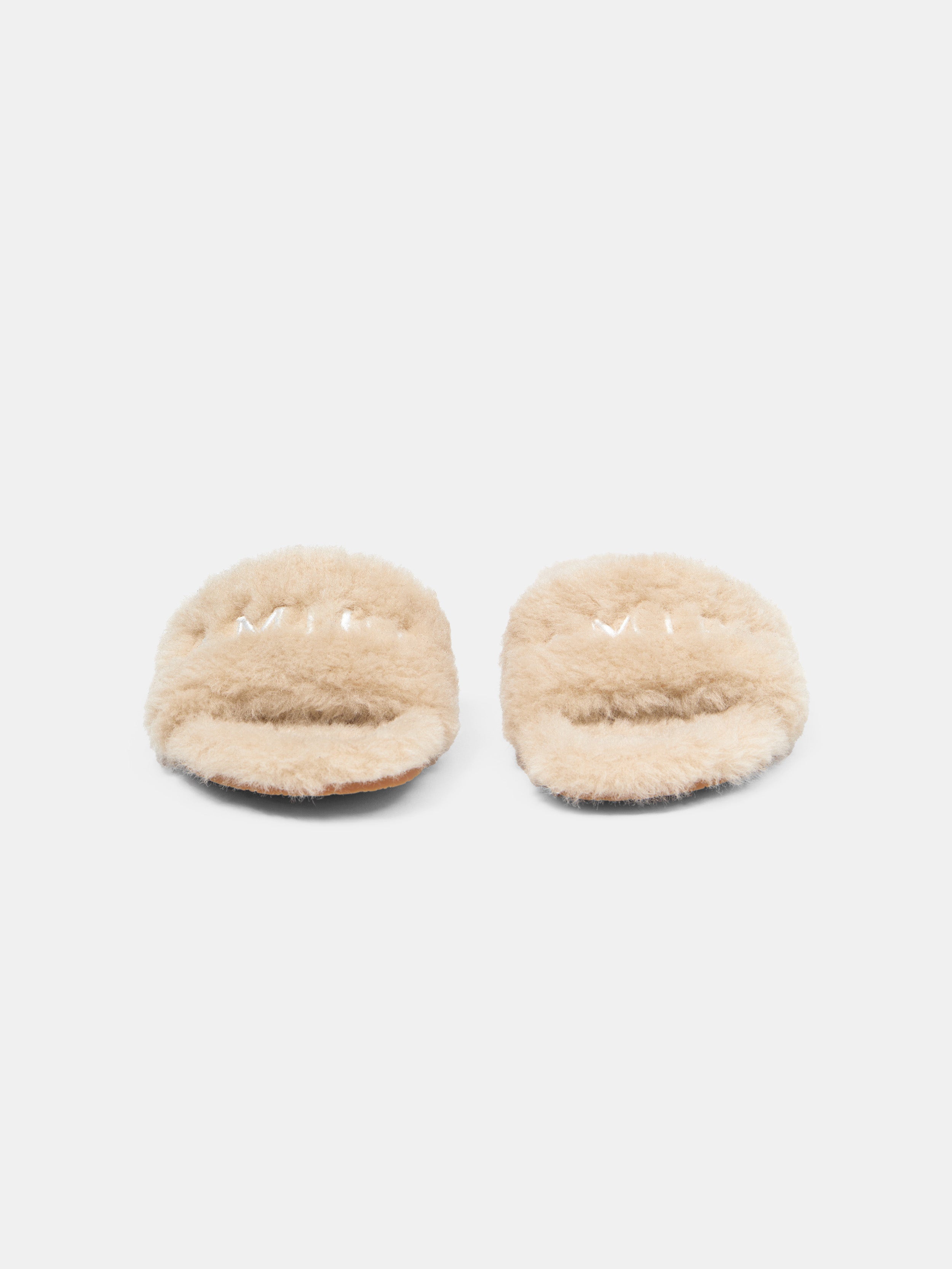 WOMEN - WOMEN'S AMIRI SHEARLING SLIDE - Natural