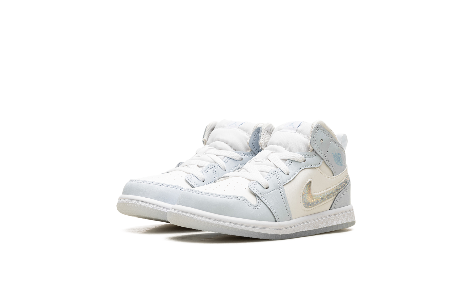 Air Jordan 1 Mid TD "Glitter Swoosh" FQ9116 400