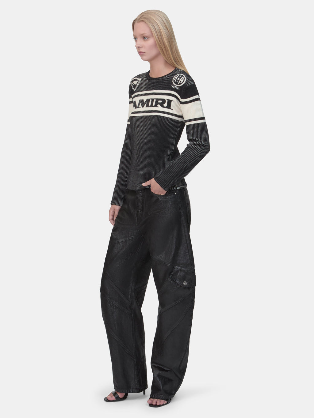 WOMEN - WOMEN'S WAXED PANELED JEAN - Black Wax