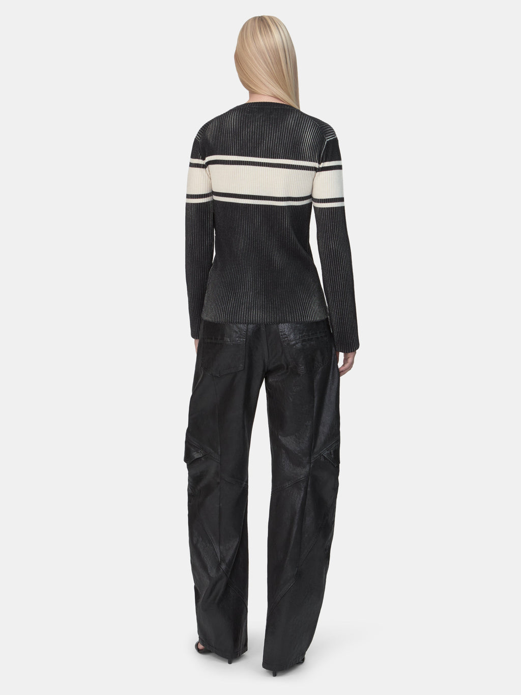 WOMEN - WOMEN'S WAXED PANELED JEAN - Black Wax