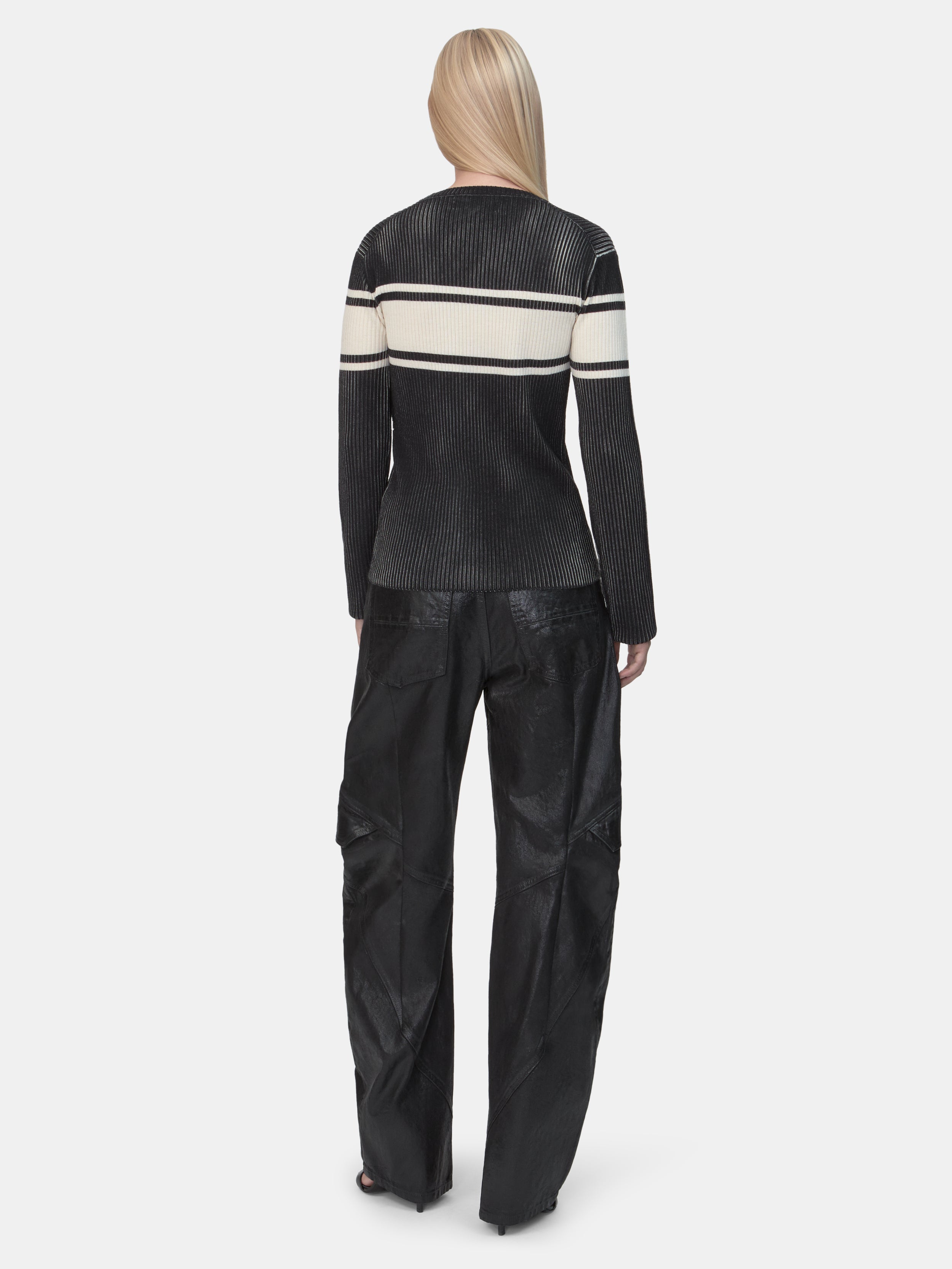 WOMEN - WOMEN'S WAXED PANELED JEAN - Black Wax