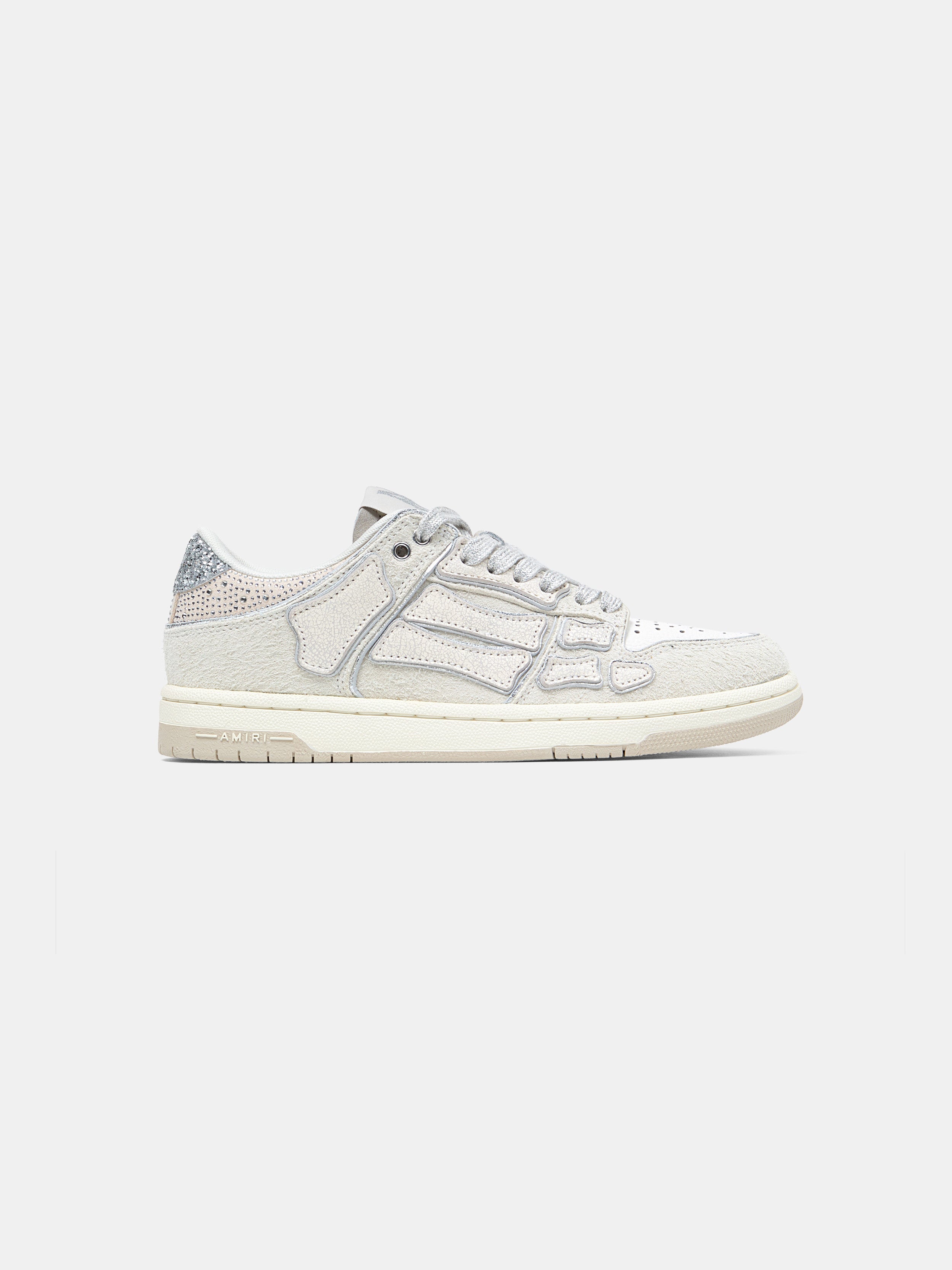 WOMEN - WOMEN'S GLITTER SKEL TOP LOW - Alabaster