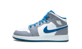Air Jordan 1 Mid GS "Cement / True Blue" DQ8423 014