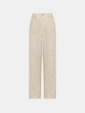 WOMEN - WOMEN'S BOUCLE DENIM STRAIGHT JEAN - Ecru
