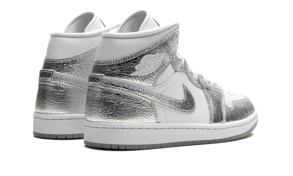 Air Jordan 1 Mid SE WMNS "Metallic Silver" FN5031 100