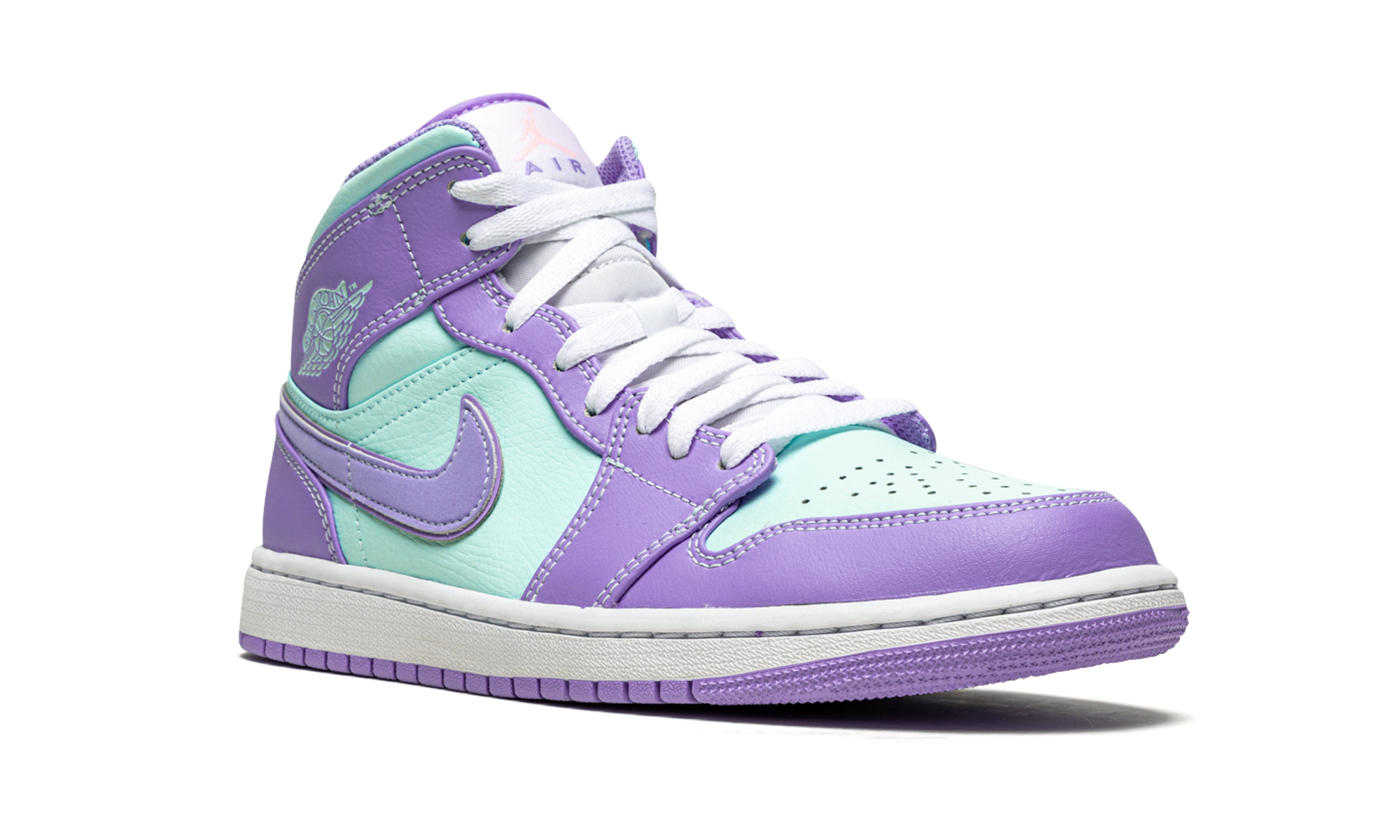 Air Jordan 1 Mid "Purple Pulse / Glacier Blue" 554724 500