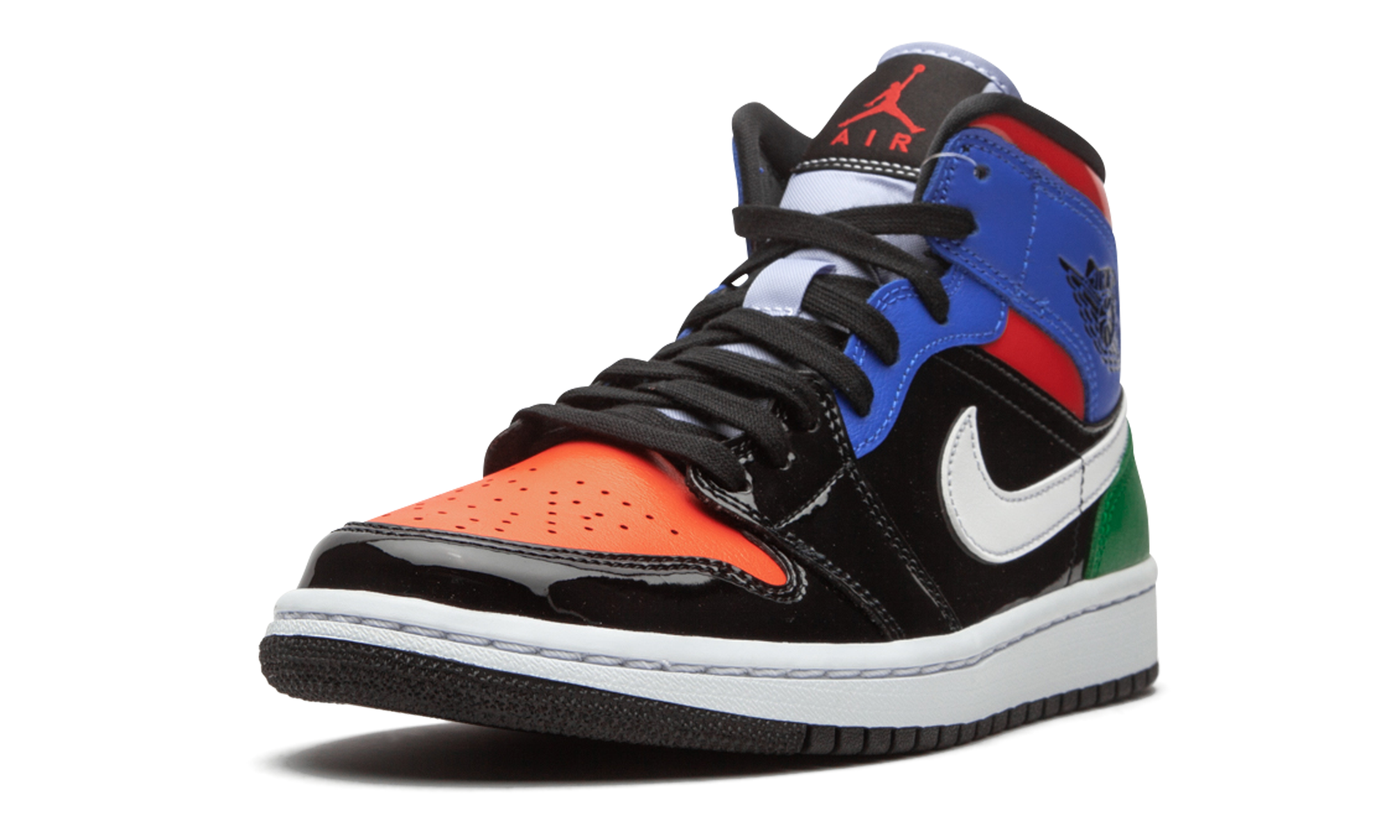AIR JORDAN 1 MID SE WMNS "Multicolor Patent" CV5276 001