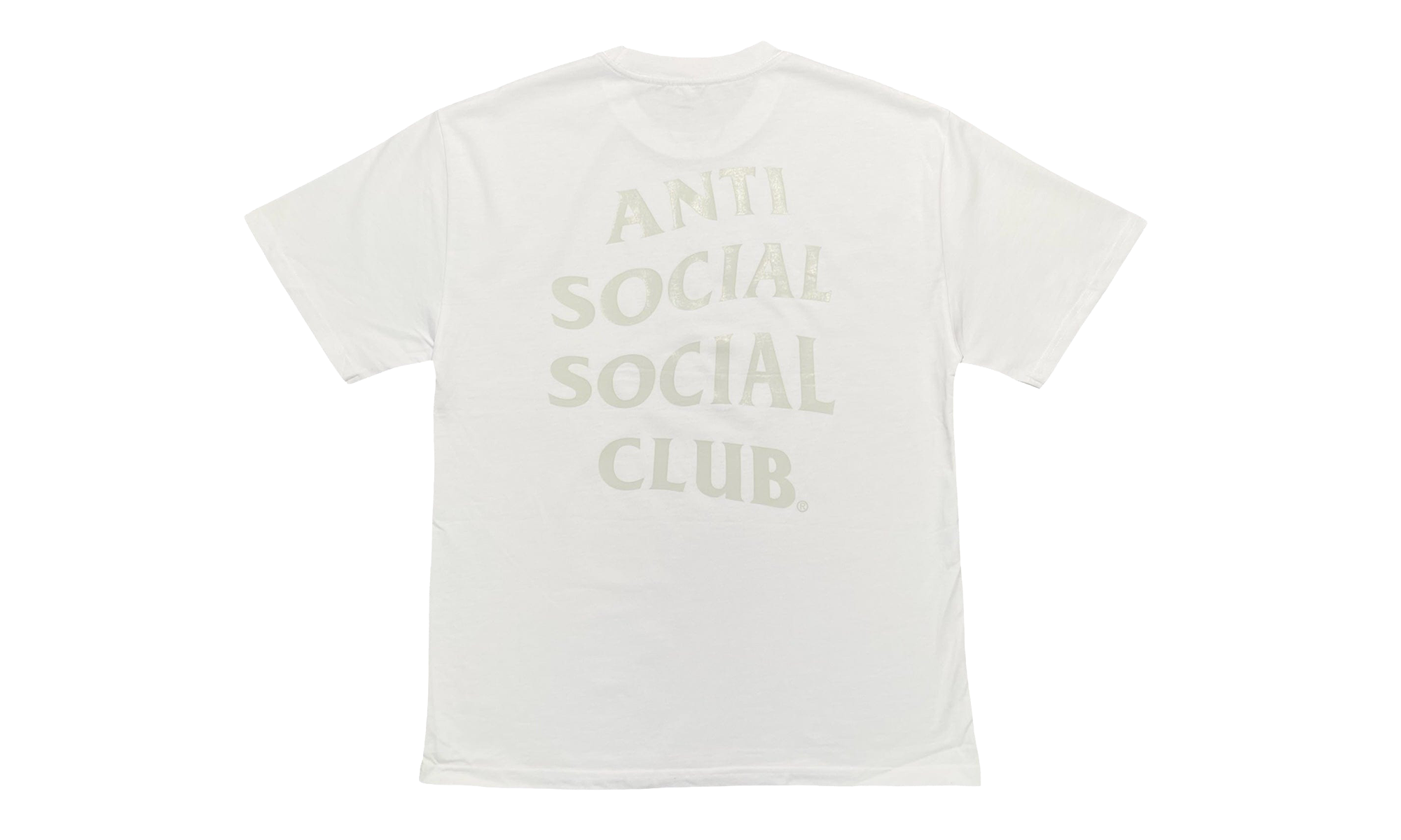 Same But Different Logo Short Sleeve T-Shirt "White Grey" ASSC072