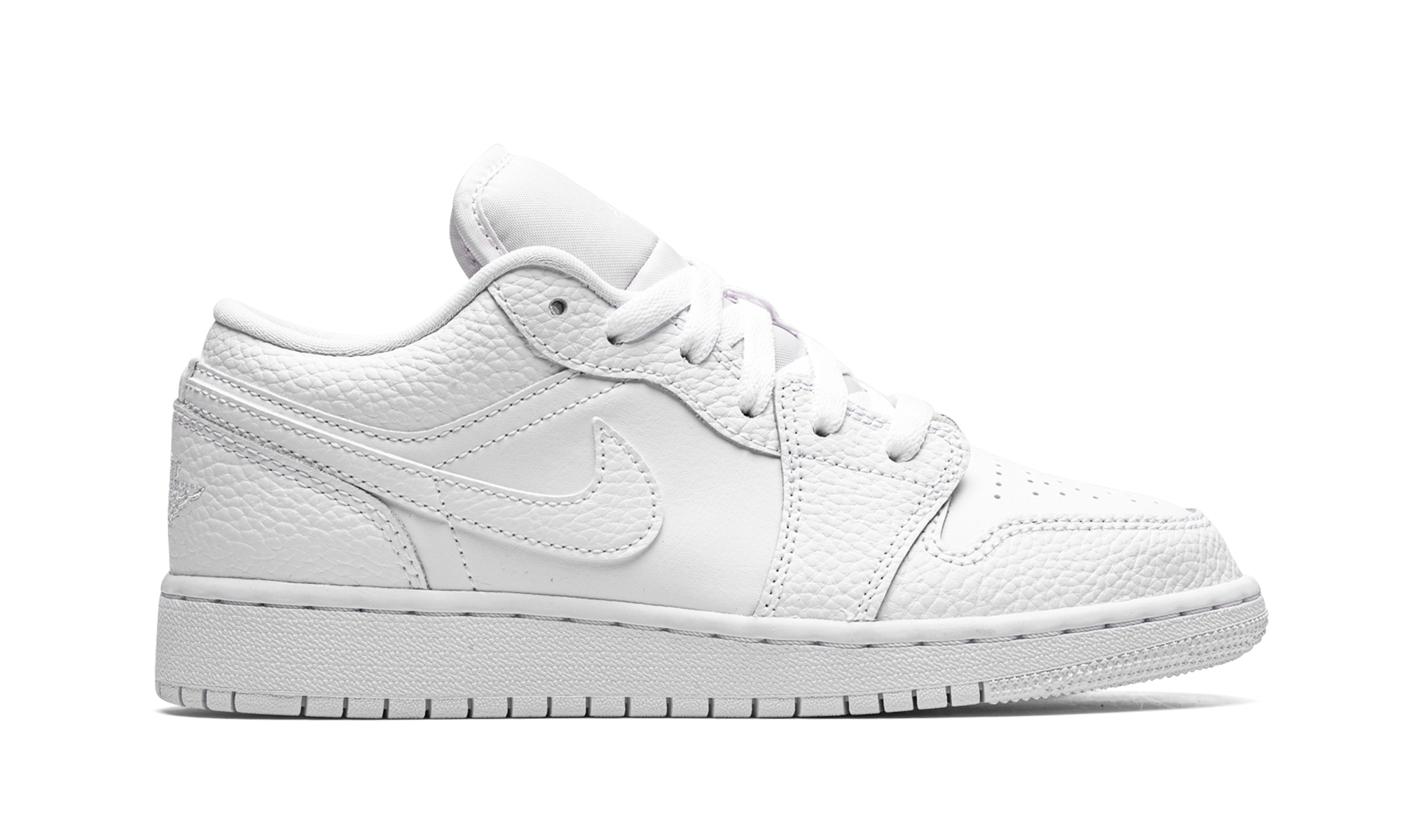Air Jordan 1 Low GS "Triple White" 553560 130