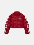 WOMEN - WOMEN'S BONES CROPPED DOWN JACKET - Deep Red
