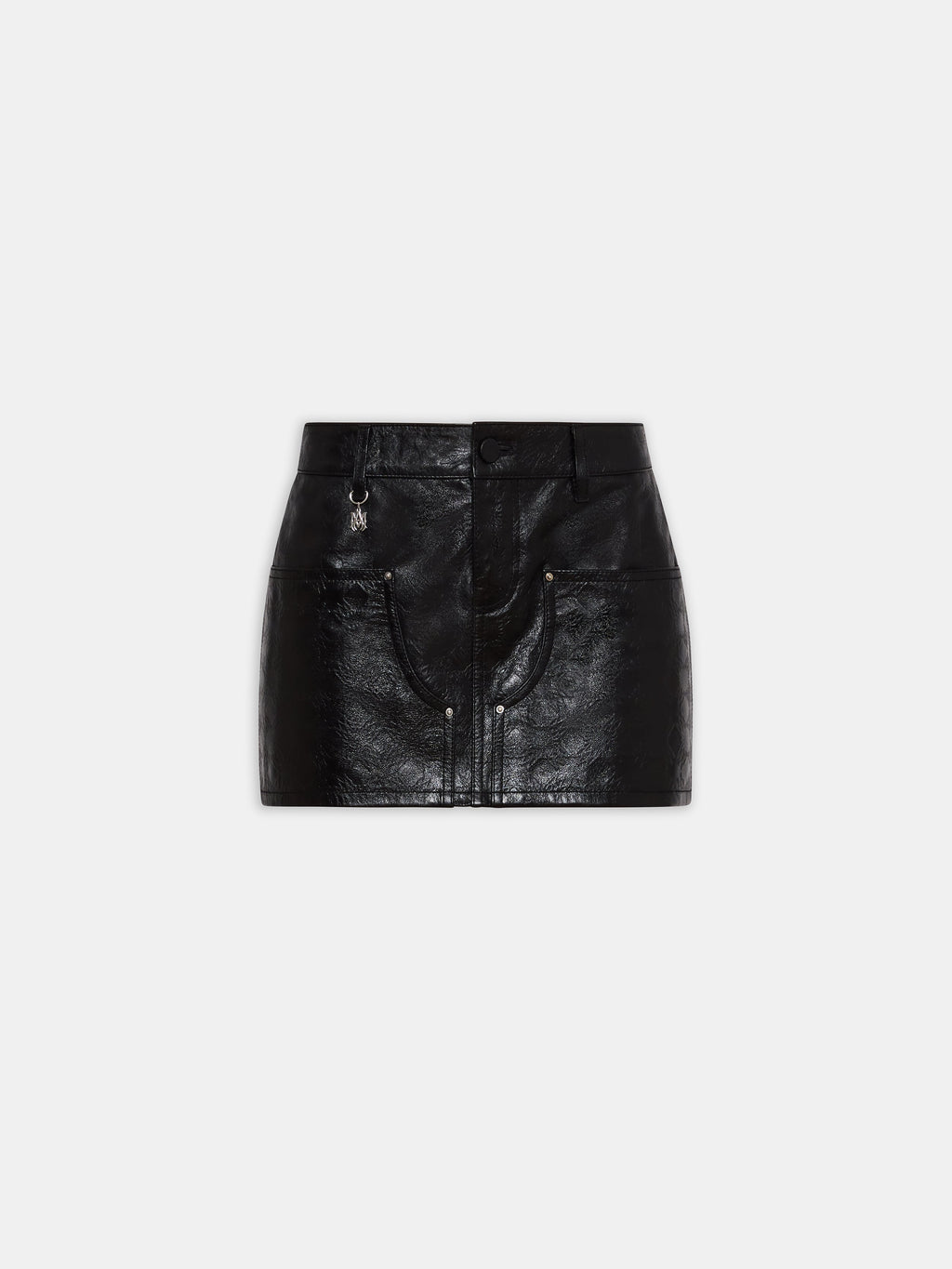 WOMEN - WOMEN'S MA QUAD LEATHER SKIRT - Black