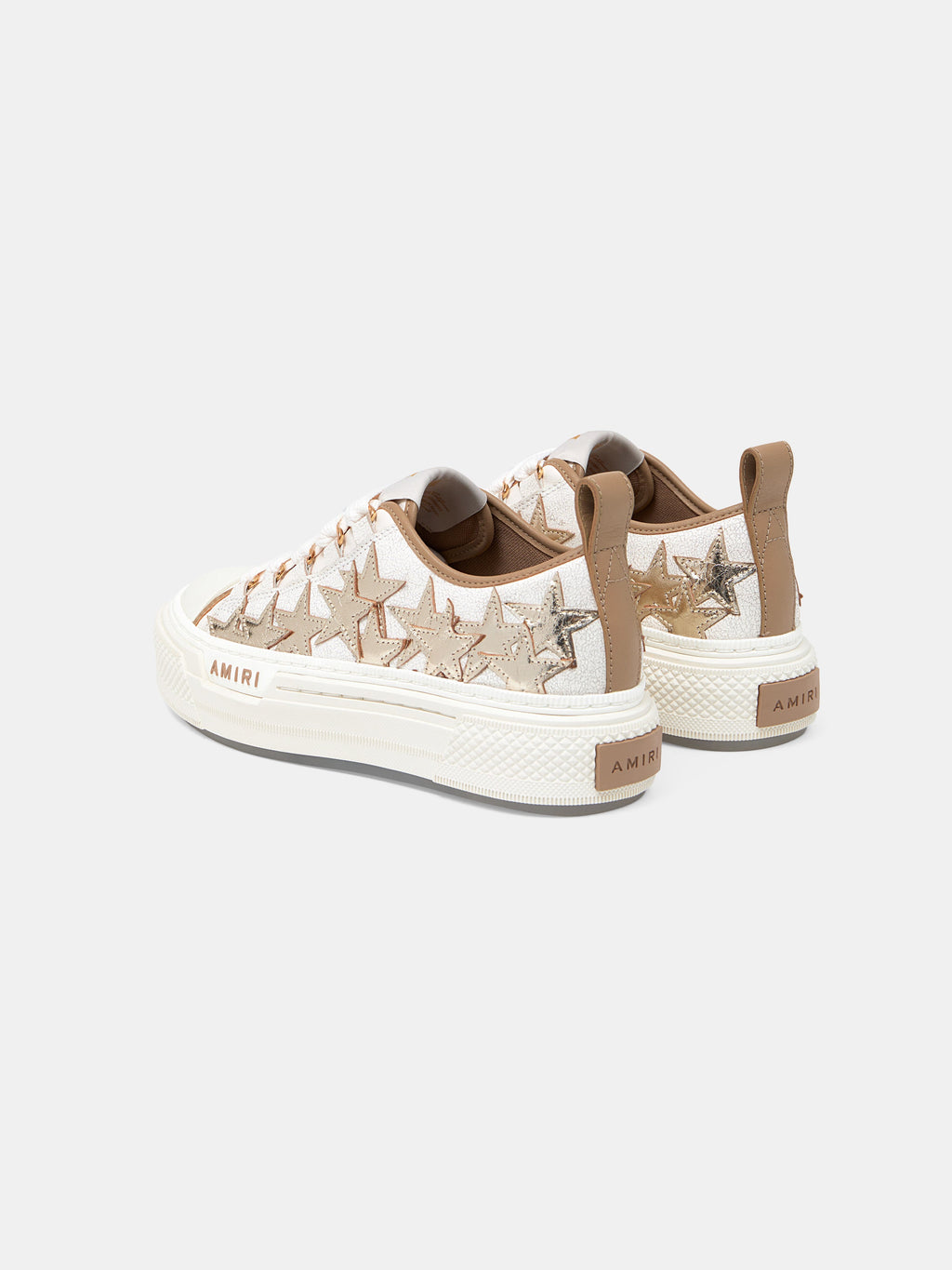 WOMEN - WOMEN'S METALLIC STARS COURT LOW - Dark Brown