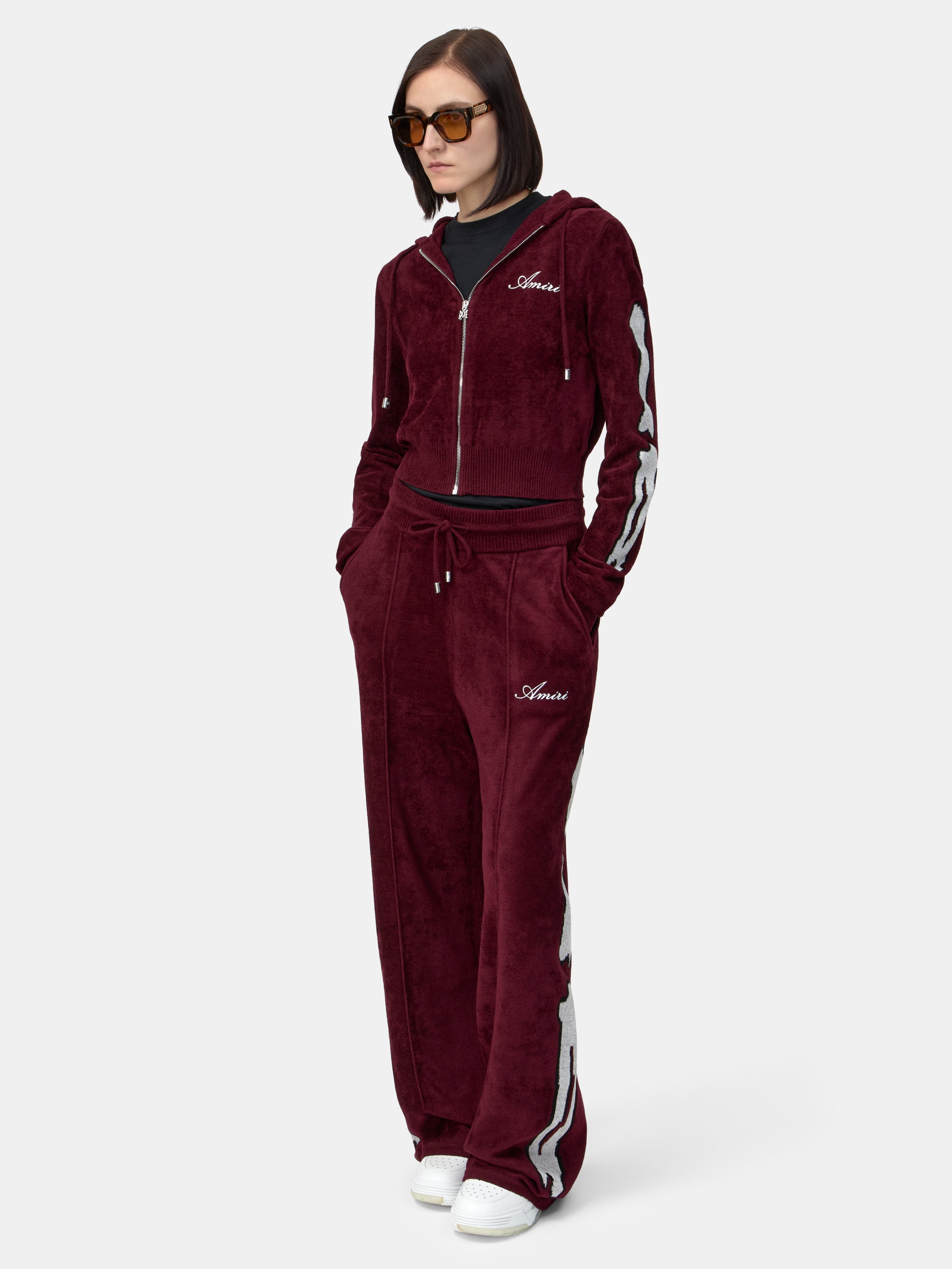 WOMEN - WOMEN'S BONES HOODIE - Aged Port
