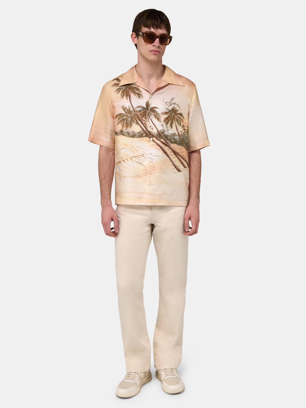 PALMS BOWLING SHIRT - Ivory