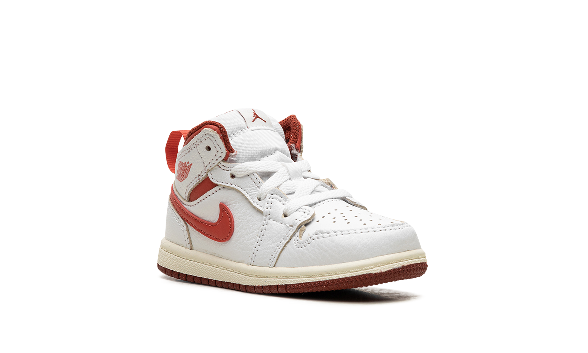 Air Jordan 1 Mid SE TD "White Dune Red" FJ3466 160