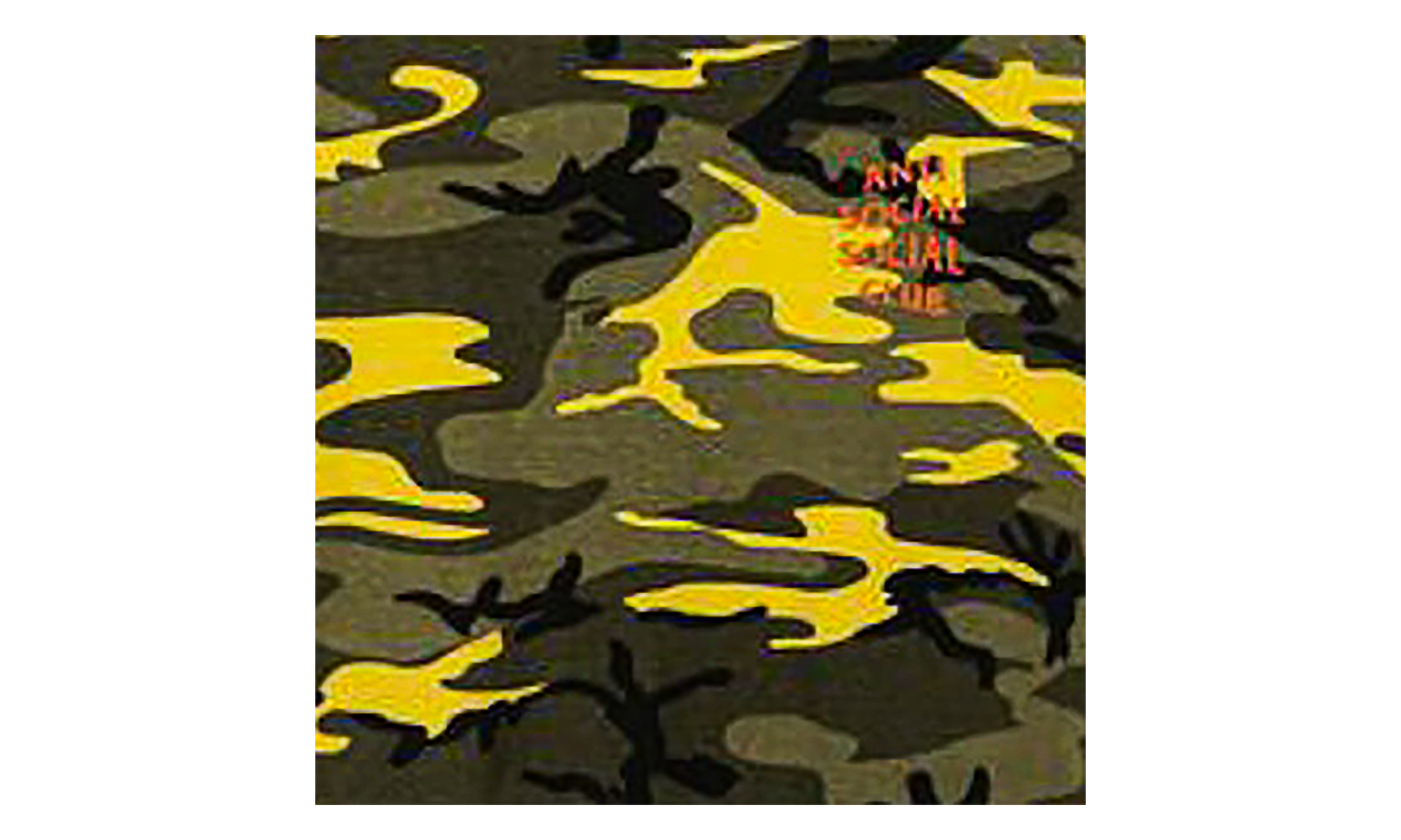 Geenie Crop Top WMNS "Yellow Camo" ASSC047