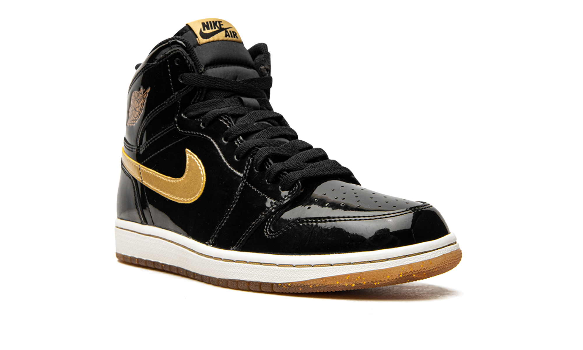 Air Jordan 1 Retro High OG "Black/Metallic Gold" 555088 019
