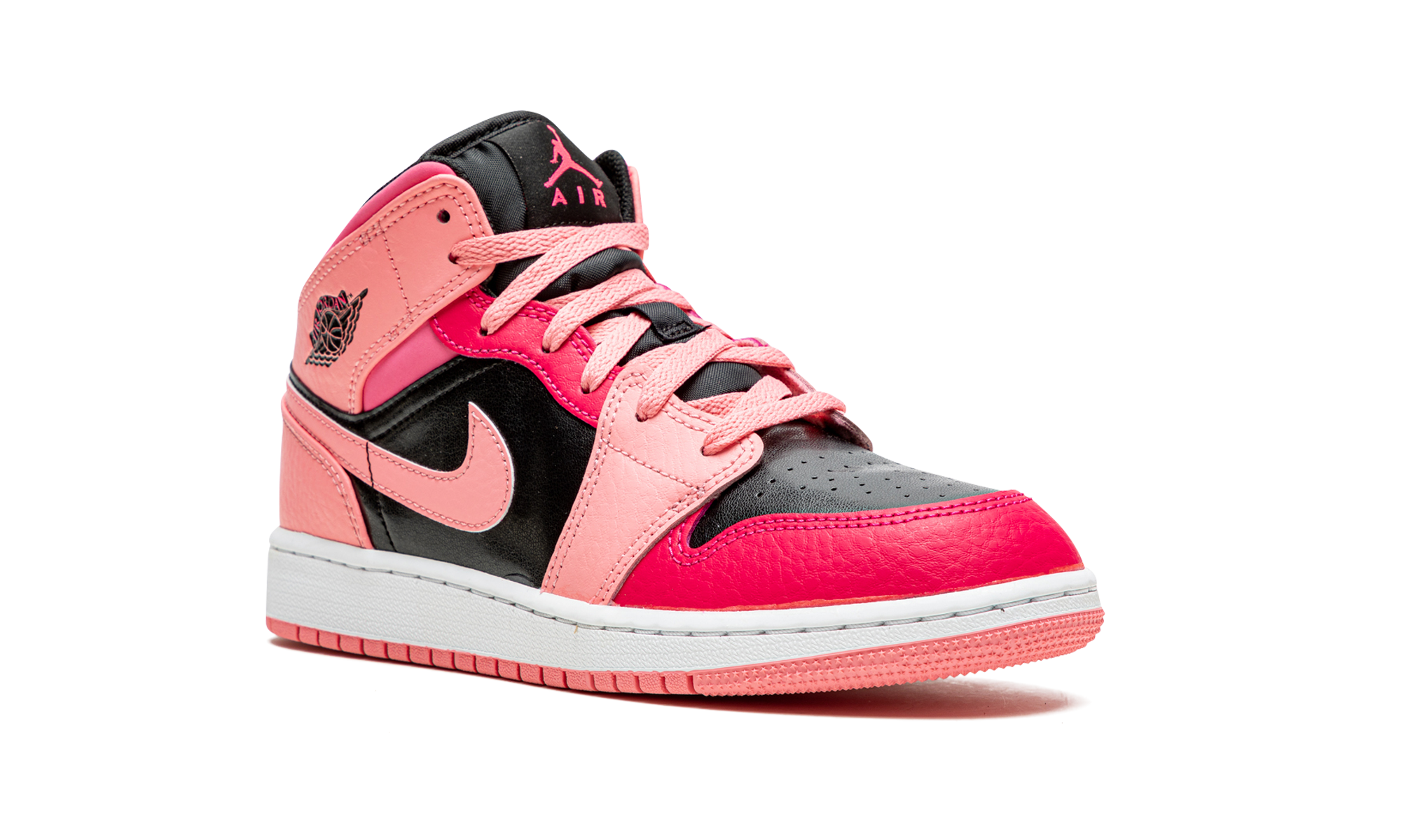 Air Jordan 1 Mid GS "Coral Chalk" 554725 662